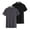 Grey, variant on Men's and Women's 2-Pack Solid Color Polo Shirts, Short Sleeve Dry-Fit Sports Tops, Moisture-Wicking Quick-Drying Breathable Casual and Workout Essential for Active Lifestyle