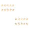 thumbnail image 4 of Langgg 10 Pieces Christmas Tree Plywood Photo Frame Assortment Hotel Living Room Wall Star Hanging Decoration Assorted Kit 2Set, 4 of 6