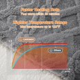 thumbnail image 4 of GARVEE Heated Blanket 100"X90" King Size Dual Control Electric Blanket with 10 Heating Level & 1-10 Hour Auto Off,Machine Washable,Grey, 4 of 8