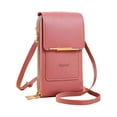 thumbnail image 1 of Leather Bag,Touch Screen Phone Bag, Storage Small Bag, Touch Screen Cell Phone Bag, Organizer Pouch, 1 of 3