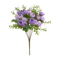 thumbnail image 1 of LSLJS Fleurs Artificielles Fleurs de Mariage Simulées Bouquet en Soie Réutilisable de Noblesse Consort Tea Buds pour Décoration de Table de Réception de Mariage à la Maison Fête Bureau Fleurs Artificielles, 1 of 5
