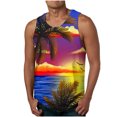 thumbnail image 1 of Birdeem Nouveau Débardeur Décontracté Mode Homme Été Floral Hawaïen Imprimé Sport Col Rond, 1 of 7