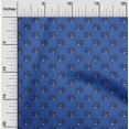 thumbnail image 1 of oneOone Georgette Viscose Fabric Paisley Block Printed Fabric 1 Yard 42 Inch Wide, 1 of 4