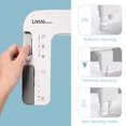 thumbnail image 2 of Bidet pour Toilette Chaude et Froide, Bidet Ultramince Non Électrique Autonettoyant avec Pression d'Eau Réglable, 2 of 8