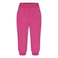 thumbnail image 3 of tarylea Womens Capri Pants Stretchy Drawstring Low Rise Jogger Pants Soft Comfy Lounge Cropped Yoga Pants with Pockets, 3 of 4