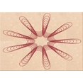 thumbnail image 1 of Ahgly Company Machine Washable Indoor Rectangle Transitional Moccasin Beige Area Rugs, 6' x 9', 1 of 7