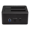 thumbnail image 2 of StarTech.com Dual-Bay USB 3.0 to SATA Hard Drive Docking Station, USB Hard Drive Dock, External 2.53.5 SATA IIIIII, SSDHDD Docking Station, Hot-Swap Hard Drive Bays - Top-Loading - HDD docking station - bays: 2 - 2.5", 3.5" - SATA 6Gb/s - USB 3.0 - black - for P/N: SVA12M5NA, 2 of 2