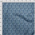 thumbnail image 3 of oneOone Polyester Lycra Fabric Paisley Ikat Print Fabric By The Yard 56 Inch Wide, 3 of 4