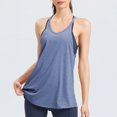 thumbnail image 2 of Chbgutlmr Workout Tops for Women U Neck Sleeveless Solid Color Racerback Athletic Gym Yoga Tops Camis, 2 of 4
