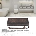 thumbnail image 3 of Toilet Paper Holder Wall Mounted Tissue Holder Double Layer Tissue Dispenser With Shelf For Bathroom, 3 of 8