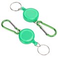 thumbnail image 4 of Telescopic Burglar Keychain, Retractable Keychain Buckle Compact Strong 3PCS Portable Durable With Carabiner For Outdoor Blue,Green,Purple, 4 of 8