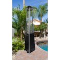 thumbnail image 4 of Hiland HLDS01-CGTPC Pyramid Patio Heater Propane w/Wheels, 87 Inches, Matte Black, 4 of 4