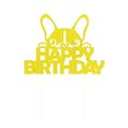 thumbnail image 1 of fastboy Happy Birthday Dog Pet Cake Plaque, 1 of 9