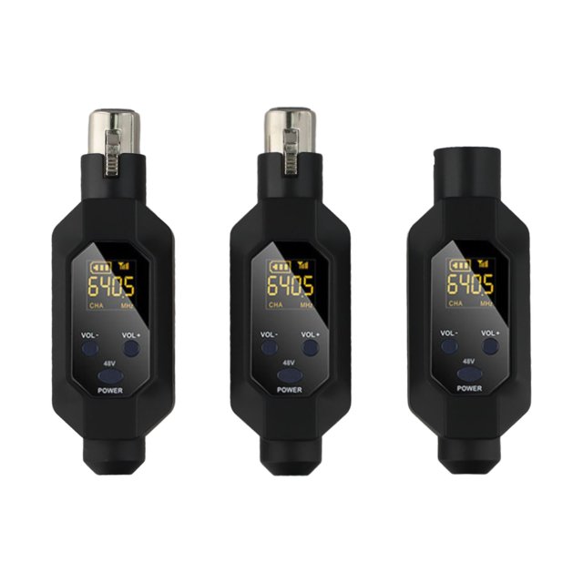Wireless Microphone Converter XLR Transmitter System for Dynamic Microphone