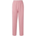 thumbnail image 1 of Dvprdro Women's Solid Straight Leg Elastic Waist Worker Pants Casual Loose Sweatpants, 1 of 4
