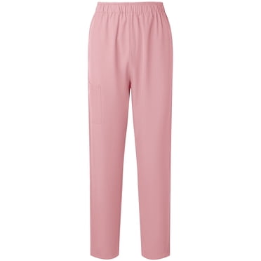 Cameland Pantalon de Sarrau pour Femmes Pantalon de Travail Jambe Droite Pantalon Doux Extensible Uniforme d'Infirmière Pantalon de Travail