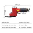 thumbnail image 3 of Mini Straight Line Air Sander With Sanding/ Rubber/ Iron Pad Random Orbital Pneumatic Sander Air-Operated Handheld Polisher Waxer For Auto Body Work Furniture Wood Metal Surface, 3 of 7
