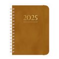 thumbnail image 1 of Meitianfacai Coil Planner 2025 Weekly Planner Diary A5 Taped Notebook Book, Brown, 1 of 2