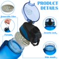 thumbnail image 3 of 32 oz Plastic Water Bottle with Time Marker and Wide Mouth Lid  Orange, 3 of 9