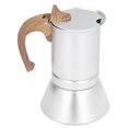 thumbnail image 3 of Moka Stove Coffee Maker, Hand Made Silver Moka Pot  For Travel 150ml, 3 of 8