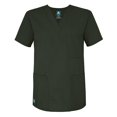 thumbnail image 1 of Adar Universal Unisex V-Neck Tunic 3 Pocket Scrub Top (Available in 39 Colors), 1 of 7