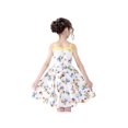 thumbnail image 4 of Robe Vintage pour Fille Rétro Rockabilly des Années 50 Évasée Fleur Blanche 8 Ans, 4 of 6