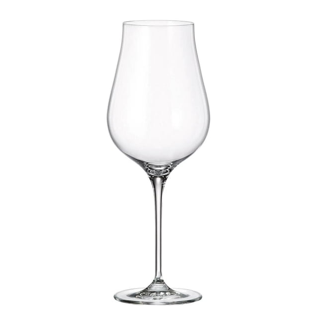 Limosa Verre à Vin à Pied Universel 500 ml, Cristal Transparent Sans Plomb avec Bol en Forme de Tulipe, Rebord Étroit et base Robuste, Conçu pour les Vins Rouges et Blancs, Va au Lave-Vaisselle, Fabriqué en République Tchèque, Convient Aussi aux champagnes et à Diverses Boissons.