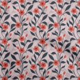 thumbnail image 1 of oneOone Velvet Red Fabric Floral Sewing Craft Projects Fabric Prints By Yard 58 Inch Wide, 1 of 4