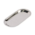thumbnail image 1 of Professional 201 Stainless Steel Dental Medical Flat Snack Towel Instrument Tray Size S (Silver), 1 of 8