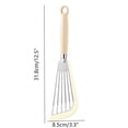 thumbnail image 2 of EGNMCR Spatule Spatules Ustensiles de Cuisine pour la Cuisine Spatule de Cuisson Antiadhésive Long Manche Ajourée Spatule Multifonction en Acier Inoxydable Spatule à Poisson Pelle une Spatule, 2 of 6