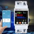 thumbnail image 4 of Graflsoa Disjoncteur Intelligent Wifi avec Réapprovisionnement Automatique, Surveillance de la Tension/courant/puissance, Protection contre les Fuites, et Contrôle par Application Mobile pour Usage Domestique et Industriel, 4 of 6