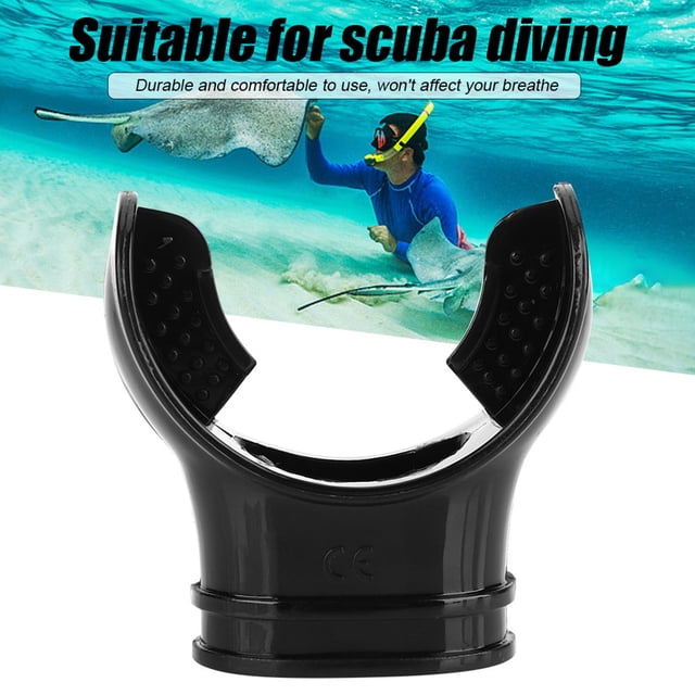 Embouchure Professionnelle pour Morsure de Plongée Silicone de Qualité Durable Confortable Plongée sous-Marine Transparente