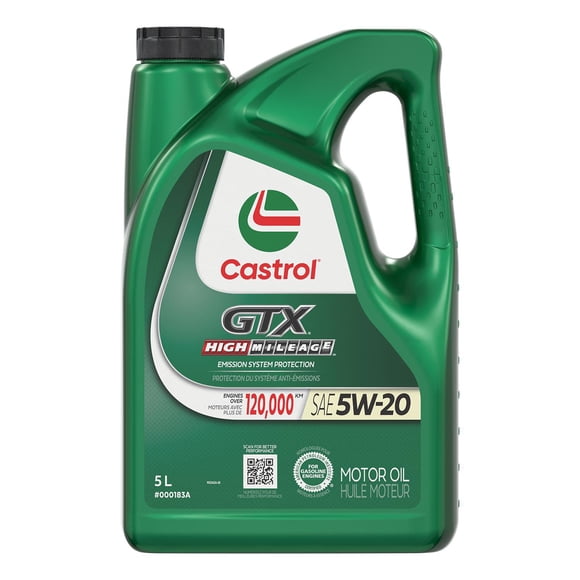 Huile Castrol GTX – High Mileage 5W20 5L