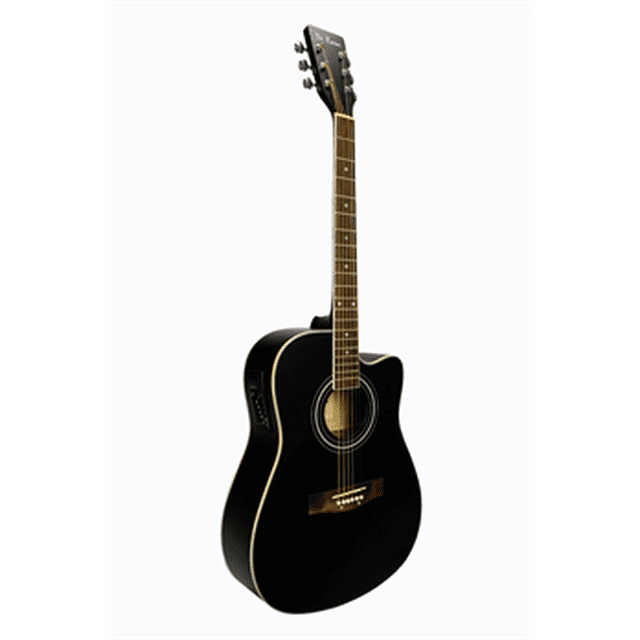 De Rosa USA Cutaway Acoustic-Electric Dreadnought Guitar Matte Finish