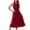 Red, variant on Dvkptbk Women's 2024 Summer Sundresses Casual Sleeveless Scoop Neck Tiered Maxi Dress Flowy Maxi Dress Backless Beach Long Dresses Tank Dress