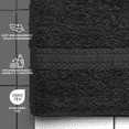 thumbnail image 3 of Gant de toilette basique Mainstays, doux et résistant, 100 % coton, noir, 3 of 6