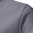 thumbnail image 3 of Man Short Sleeve Solid Color Lapel Button Fallow T-Shirt, 3 of 5