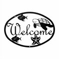 thumbnail image 2 of Village Wrought Iron WEL-17-L Large Running Horse Welcome Sign, 2 of 3
