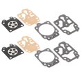 thumbnail image 2 of 2Set Carburetor Diaphragm Repair Gasket Kits Carburetor Service Kit with Paper Pad and Gasket for Trimmer Lawn Mower, 2 of 14