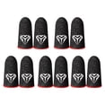 thumbnail image 3 of yingyy 5 Paires de Manchons de Doigt pour Téléphone Portable Gaming, Fibre Argentée Respirante Sensible, Gants Réutilisables Portables Rouges 1Ensemble, 3 of 6