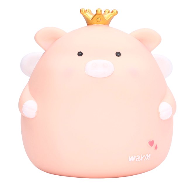 Saving Pot, Clear Lines Coin Bank Cute Pig For Office For Living Room For Storing Coins