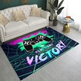 thumbnail image 1 of Gaming Carpet Square Rugs 3D Gamer Area Rug for Boys Room Gamepad Controller Door pad for Bedroom Living Room Floor Mats, Colorful 80*160cm, 1 of 2