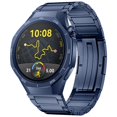 thumbnail image 1 of Stainless Steel Metal Replacement Strap Compatible With Smart Watch 5 Pro Durable Band Accessory Featuring Secure Clasp And Universal 20mm Width Design, 1 of 3