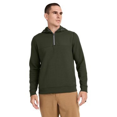 Jockey Men's EverActive Mixed Media 1/2 Zip Hoodie