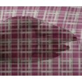 thumbnail image 4 of oneOone Viscose Chiffon Fabric Check Kasuri Print Fabric By The Yard 42 Inch Wide, 4 of 4