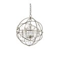 thumbnail image 1 of Elegant Lighting Geneva 17" 4 Light Royal Crystal Pendant Lamp, 1 of 9