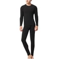 thumbnail image 2 of WAENQINLA Ensemble de sous-Vêtements Thermiques pour Homme Couche de Base Caleçons Longs Doux pour Ski Randonnée Camping Coupe Ajustée Col Ras du Cou Ensemble Haut et Bas, 2 of 3
