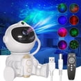 thumbnail image 2 of Star Projector Night Light Star Projector Galaxy Night Light Astronaut Space Projector 8 Projection Effects 360 Degree Rotation Star Projector Night Light with Remote Control Galaxy Light Projector, 2 of 2