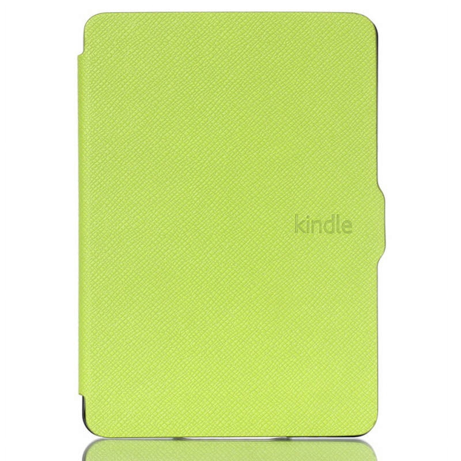 Étui de Veille Ultra Mince pour Kindle Kindle Paperwhite 1 2 3 4 6 Pouces, Couverture pour Kindle 11th Paperwhite 5 11th Tablette, Étui Réveil Vert Kindle 558