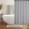 thumbnail image 4 of 150X180CM Bath Curtain Plain Color Bathroom Waterproof Thickened Polyester Bathroom Partition Curtain Door Curtain, 4 of 6
